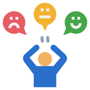 Illustration representing emotional regulation, mood changes, and mental health challenges